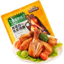 三只松鼠 去皮鸡腿600g × 3件59.5元（需领券，合19.83元/件）