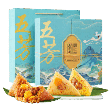五芳斋中华老字号 嘉兴特产粽子礼盒 9粽8口味 禾情五芳礼盒1360克53.41元（需领券，合13.35元/件）