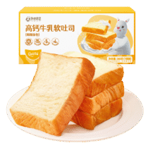孕味食足 鲜奶黄油厚切吐司面包360g/箱4.98元（需领券）(京东超市送货上门)