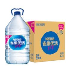 Nestle 雀巢 优活饮用水5L*4桶￥19.65 比上一次爆料降低 ￥0.41