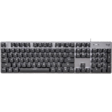 罗技（Logitech）K845 机械键盘 有线键盘 游戏办公键盘 104键 全尺寸单光 茶轴TTC 黑色245.79元