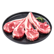 京觅 宁夏盐池滩羊羔羊原切法式小切羊排450g 京东自有品牌79.9元 (券后省0.8)