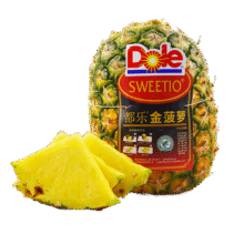 都乐Dole 进口无冠金菠萝 2只装 金菠萝 单果900g36.9元 (月销1000+)