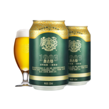 青岛啤酒 青岛奥古特330ml*24听大麦酿造高端整箱旗舰店 整箱包邮128元 (券后省16)