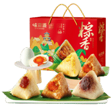 PLUS会员：味滋源 粽子礼盒 1100g18.84元