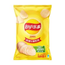 乐事原切薯片经典原味220g1包6.9元