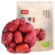 富昌 新疆红枣 灰枣500g*1袋6.8元包邮（需领劵）