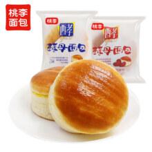 限地区/PLUS/临期：桃李 酵母面包牛奶蛋羹味+红豆馅465g3.41元plus包邮（需首单礼金）
