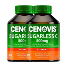 无糖配方，Cenovis 萃益维 维生素C咀嚼片500mg*300片*2瓶73.8元包邮包税（折36.9元/瓶）