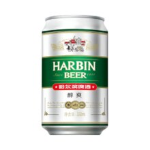 88VIP：哈尔滨 醇爽啤酒330ml*24罐26.53元（合1.11元/罐）+137淘金币