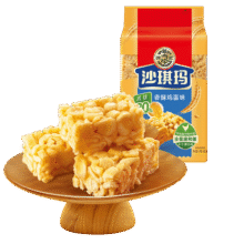 徐福记 减糖30%沙琪玛香酥鸡蛋味526g/袋 零食点心 约16枚10.48元