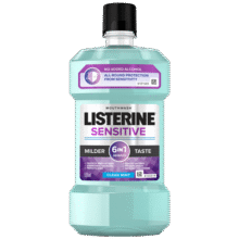 李施德林(Listerine)漱口水 抗牙敏感500ml 温和清新口气深层清洁减少细菌46.8元 (券后省20,月销3000+)