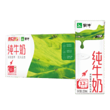 预售：蒙牛 全脂纯牛奶早餐好搭档整箱装  200ml×24盒*2箱64.9元（需领券）