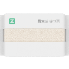 最生活新疆长绒棉洗脸毛巾1条装 纯棉家用吸水毛巾柔软擦脸洗面巾 米色34.9元