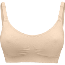 美德乐（Medela）哺乳文胸产后喂奶孕妇内衣 超透气舒适文胸 奶油色 L108元 (券后省40)