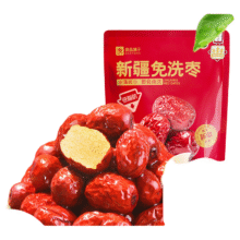 良品铺子新疆免洗红枣36.11元（合7.22元/件）