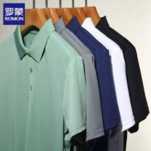 Romon 罗蒙 男款冰丝休闲短袖Polo衫*2件 多色59元包邮（29.5元/件）