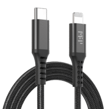 米量米量MFi认证苹果PD快充数据线通用iPhone14/13/12/SE/11Xs/XR手机USB-C超强编织网尾+铝合金外壳 MFi认证3A不弹窗1.2米黑色编织PD32.9元 (券后省17)