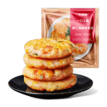 plus、需首购：大希地虾饼320g 儿童营养早餐 海鲜半成品虾排虾滑健身轻食代餐零食173.7元（合34.74元/件）