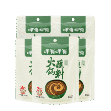 呷哺呷哺 原味火锅蘸料花生酱120g*5袋7.49元包邮（需试用）