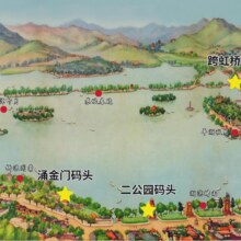 西湖游船外事游船票-五码头通用成人票49.5元美团月卡仅44.5