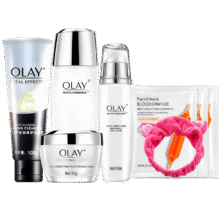 京东百亿补贴：OLAY 玉兰油 小白瓶护肤品套装 洁面+美白水+美白乳礼盒装348元包邮