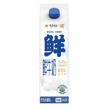 辉山（Huishan）鲜牛奶 全脂牛奶 早餐伴侣 家庭装 鲜奶 屋顶包 950g20.16元（合6.72元/件）