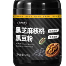 GAIA FARM  盖亚农场 冲泡即食  黑芝麻核桃黑豆粉500g￥9.90