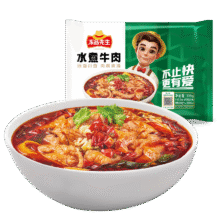 冻品先生 安井 水煮牛肉 309g 优选牛后腿肉 熟食川菜方便菜冷冻料理包15.78元（京东秒杀进入）