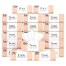 洁柔face 加量130抽抽纸20包26.9元，下拉详情页
