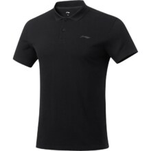 李宁翻领男短袖POLO运动服【黑色171-1/静灰色171-5/暮靛蓝171-6】257元（合85.67元/件）