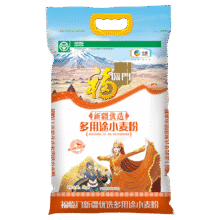 再降价、微信端：福临门 新疆优选 多用途小麦粉 5kg14.92元