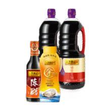 李锦记 锦珍生抽1.45kg*2 醇酿陈醋500ml 金蚝油550g 酱油组合套装10.18元