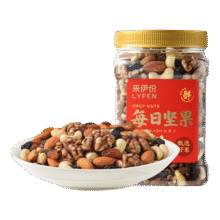 来伊份每日坚果500g 混合坚果果干休闲零食袋装每日坚果炒货干货39.6元（需领券，合19.8元/件）