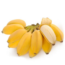 静益乐源广西小米蕉 粉蕉 新鲜香蕉水果 2500g18.8元（合9.4元/件）