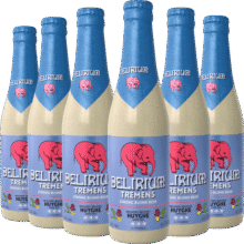粉象（Delirium）浅粉象啤酒 330ml*6瓶 精酿啤酒 比利时进口 烈性艾尔115.5元 (月销1000+)