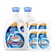 家安酵素阳光净菌净护洗衣液2kg*2瓶 500g*4袋 12斤阴干无异味除菌44.92元