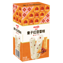 明治（meiji）栗子红豆雪糕 62g*6支*6件77.22元（合12.87元/件）