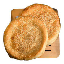 豫上老乡河南烧饼 开袋即食 咸香味 100g*8个烧饼5元（需领券）
