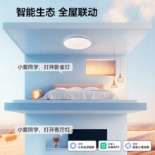10点开始、88VIP！易来 Yeelight 灵犀3.0 Ra99 全光谱智能护眼吸顶灯 S5 三室一厅￥1169.76 1.9折