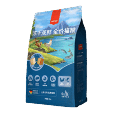 顽皮（Wanpy）双鲜猫粮冻干双拼粮 成幼猫主食干粮英短美短蓝猫宠物食品 【热销推荐】鸡肉三文鱼冻干8kg 基础款154.91元（需领券）