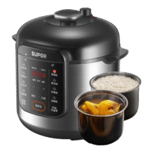 苏泊尔（SUPOR）电压力锅6L大容量2  智能预约双胆双用227.15元（需领券）