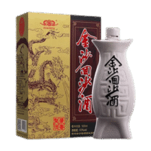 plus会员：金沙 回沙酒 鱼儿酒53度酱香型 500ml133.68元、包邮