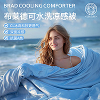 AusGolden A类凉感 防螨抗菌深睡空调被 冰岛蓝*里约灰 150*210cm￥79.50 比上一次爆料上涨 ￥15