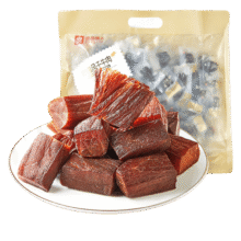 良品铺子 迷你手撕风干牛肉 原味 455g/袋(约91小包)59元包邮(双重优惠后)