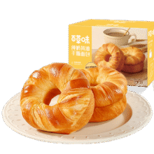 百草味 手撕面包 490g9.9元