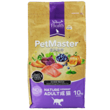 佩玛思特PetMaster天然猫粮三文鱼蔬果无麸谷去毛球营养增肥成猫粮10kg570元 (券后省20)