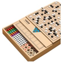五子棋+飞行棋+跳棋+象棋+冒险棋  多功能五合一棋盘22.4元（需领券）+61淘金币