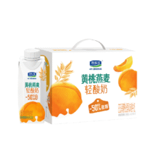 88vip：君乐宝 黄桃燕麦味梦幻盖轻酸奶255g*10瓶25.56元