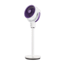 艾美特（AIRMATE）空气循环扇家用落地循环扇大风量电风扇升级加高静音柔风落地扇台立三用香薰驱蚊换气扇FA18-X182 香芋紫【后置香薰盒+可驱蚊虫+前后网罩可拆】159元 (券后省40,月销3000+)